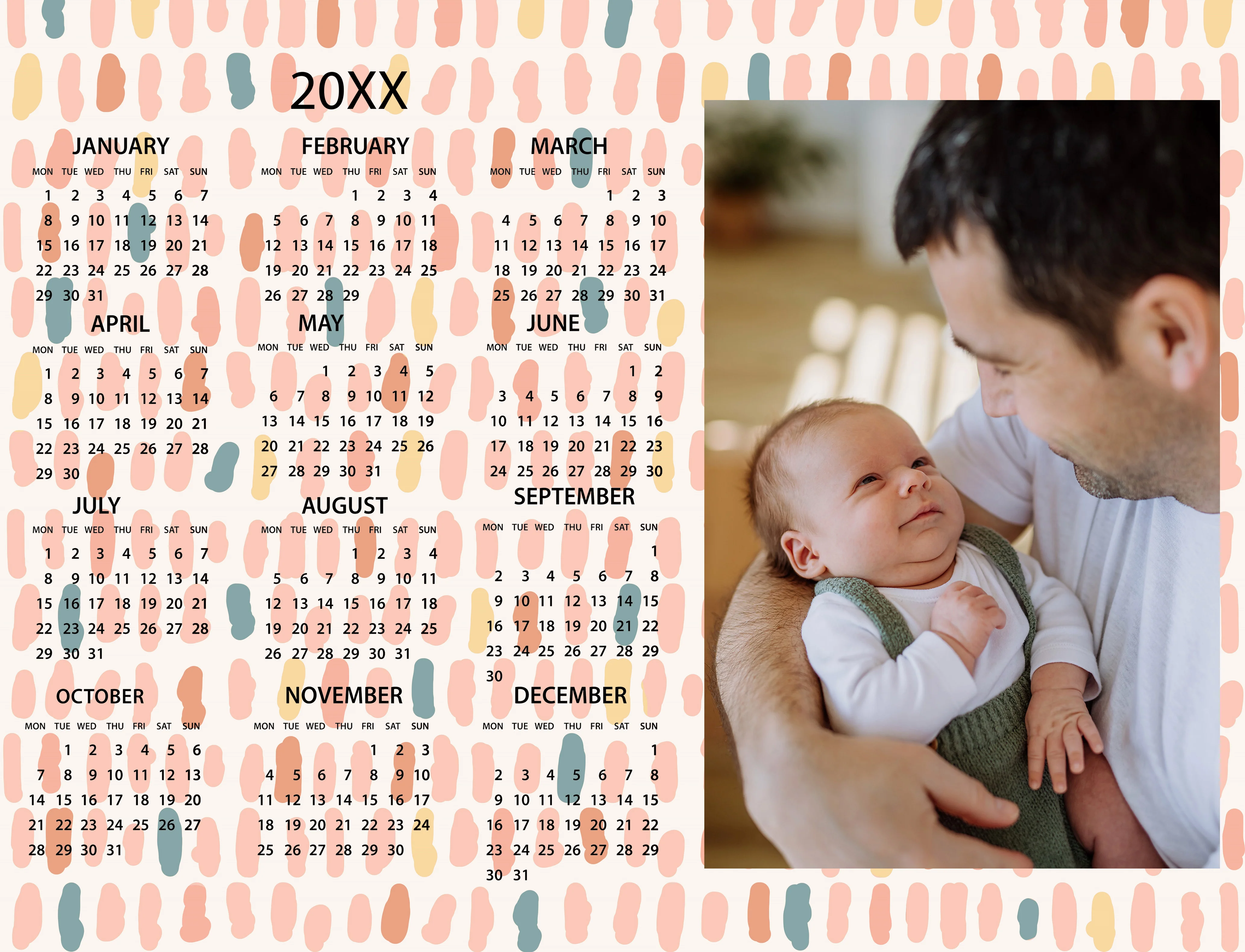 8x12" Sticky Calendar - Image 2