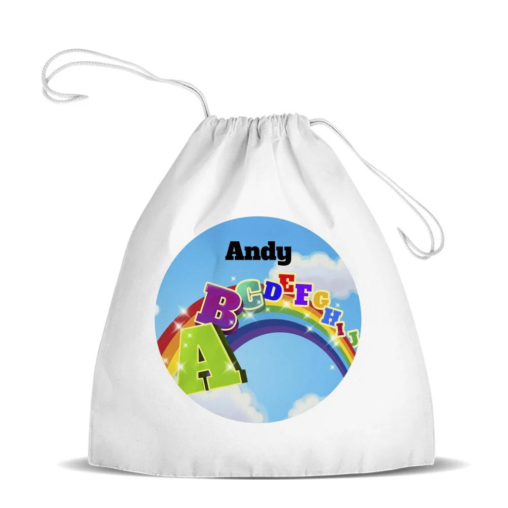 A to Z  Premium Drawstring Bag