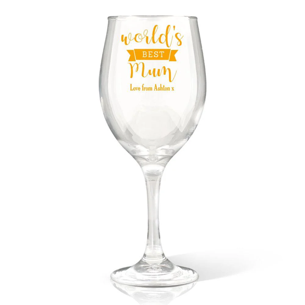 Best Mum Wine Glass