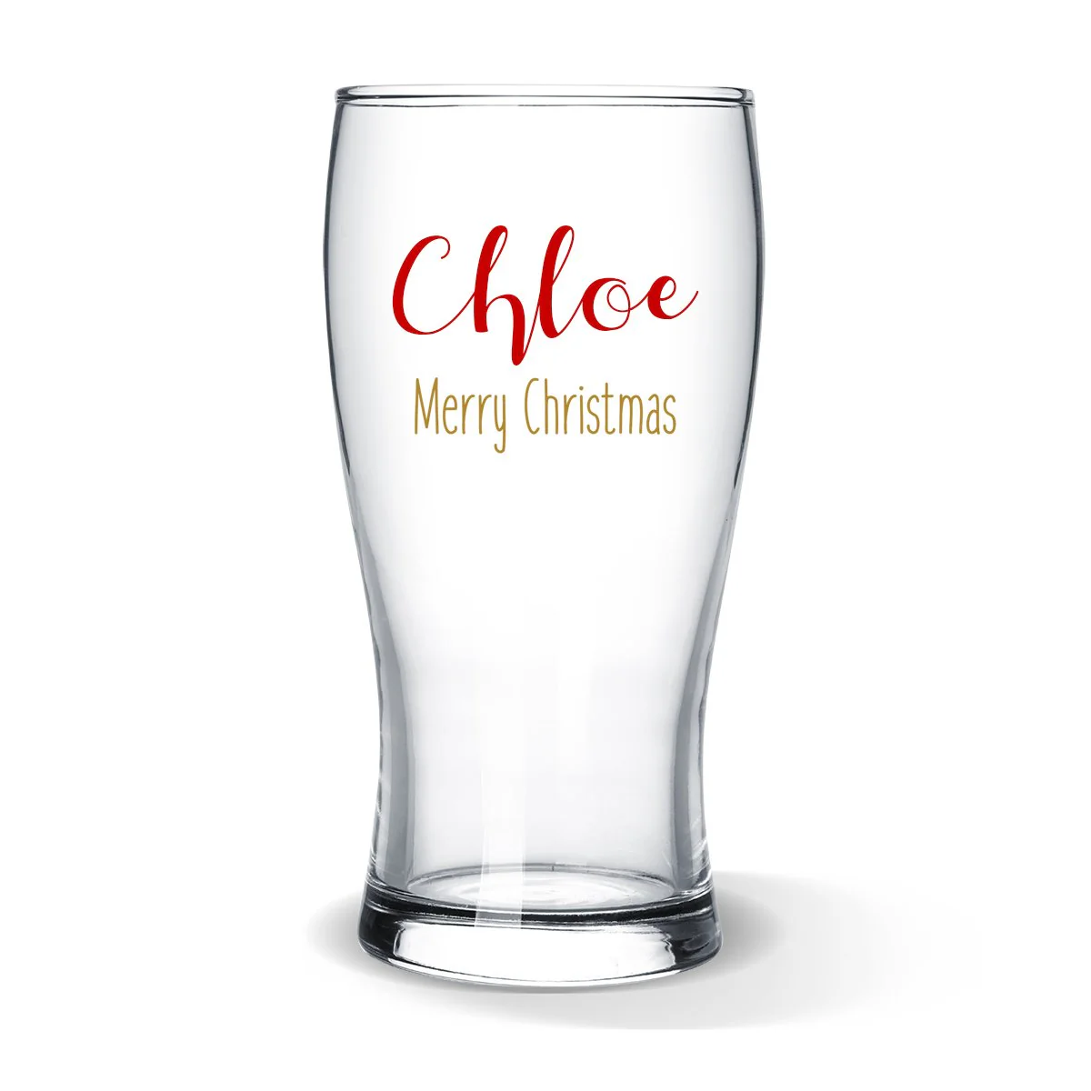 Festive Standard Beer Glass