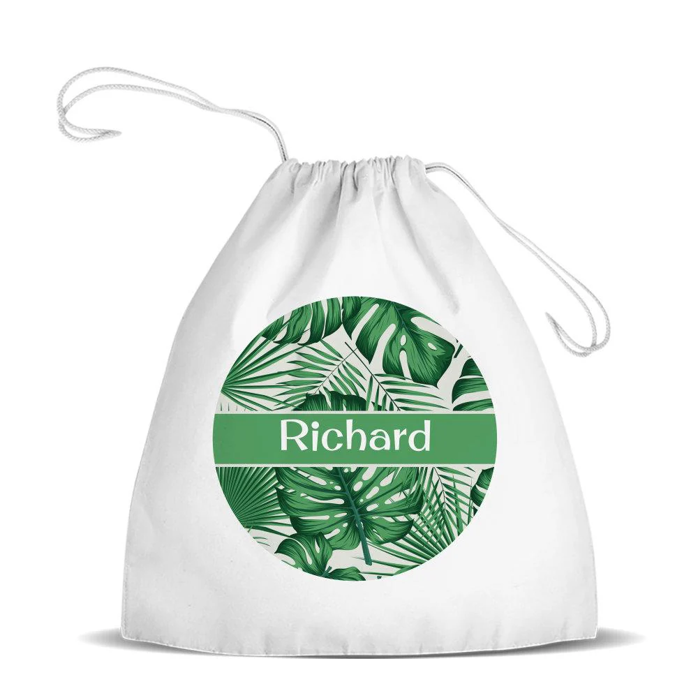 Leaves Premium Drawstring Bag