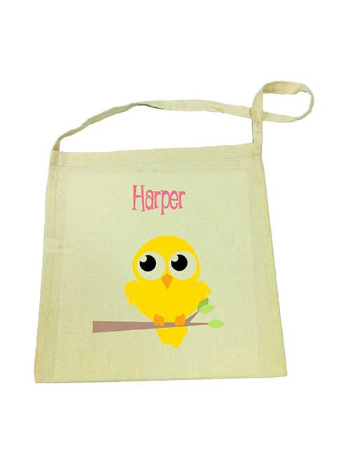 Calico Tote Bag - Yellow Bird