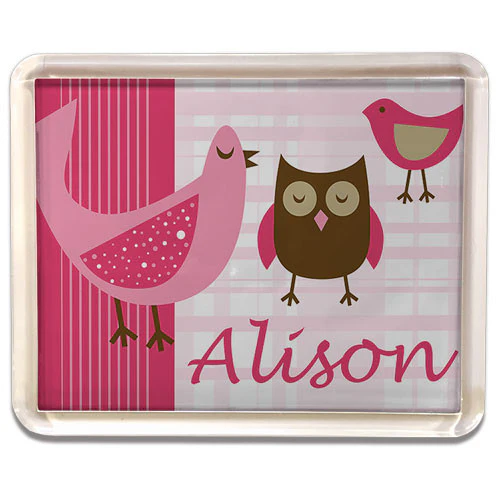 Pink Bird Magnet