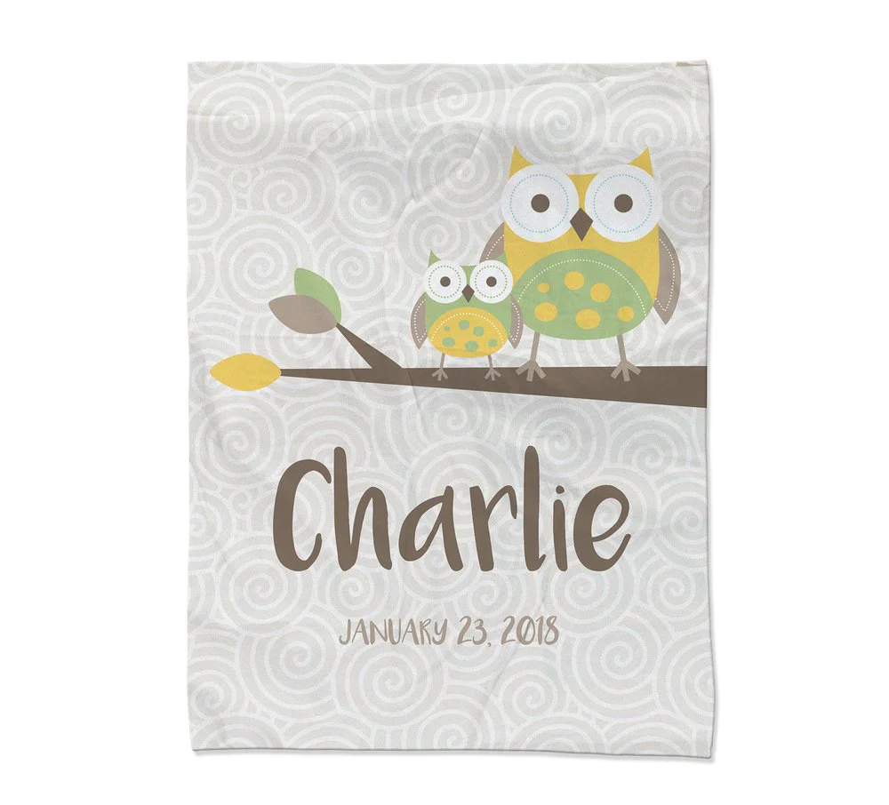 Owl Blanket - Medium  (45x60")
