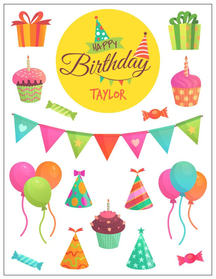 Party Hat Sticker Pack