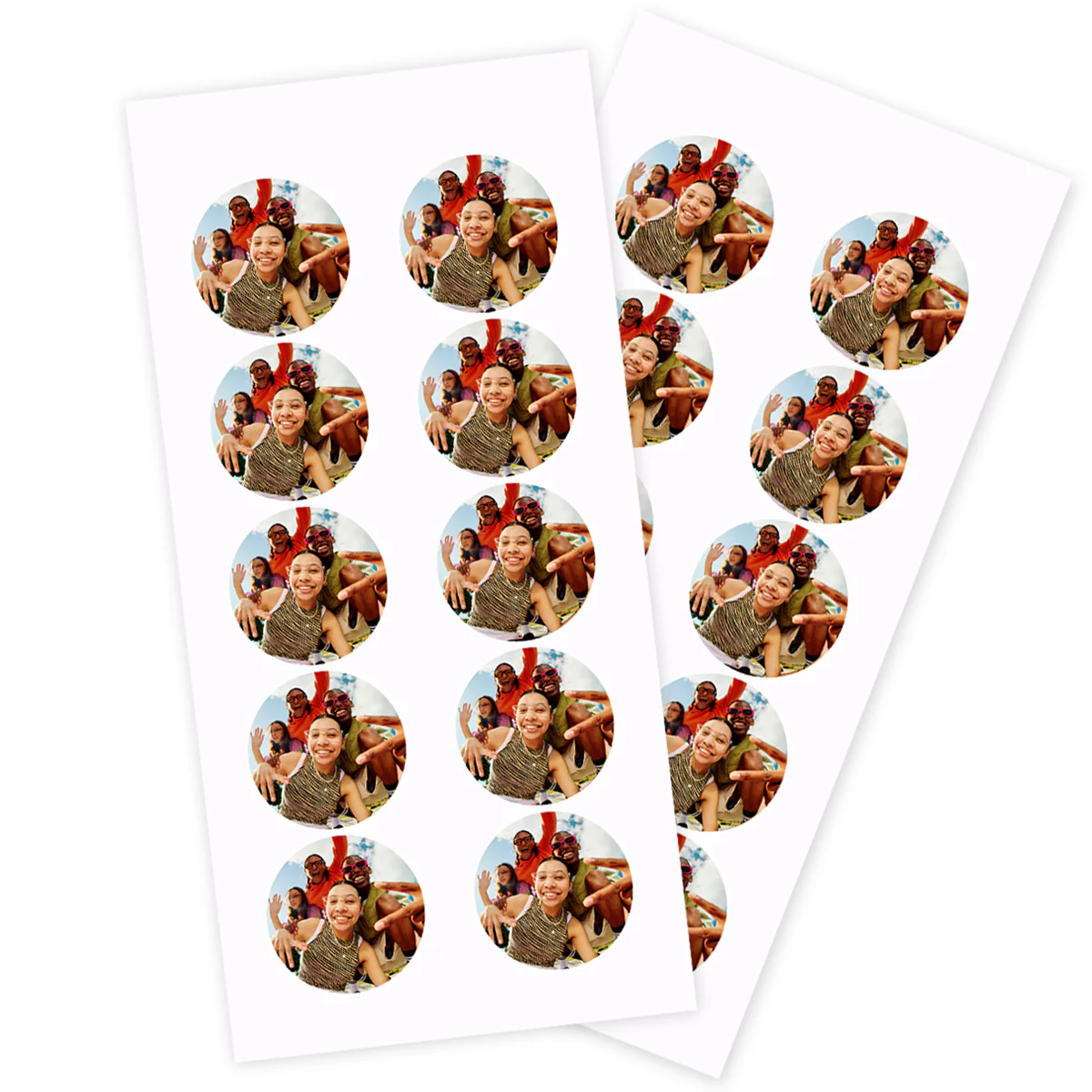 Photo Stickers - Round 20pk