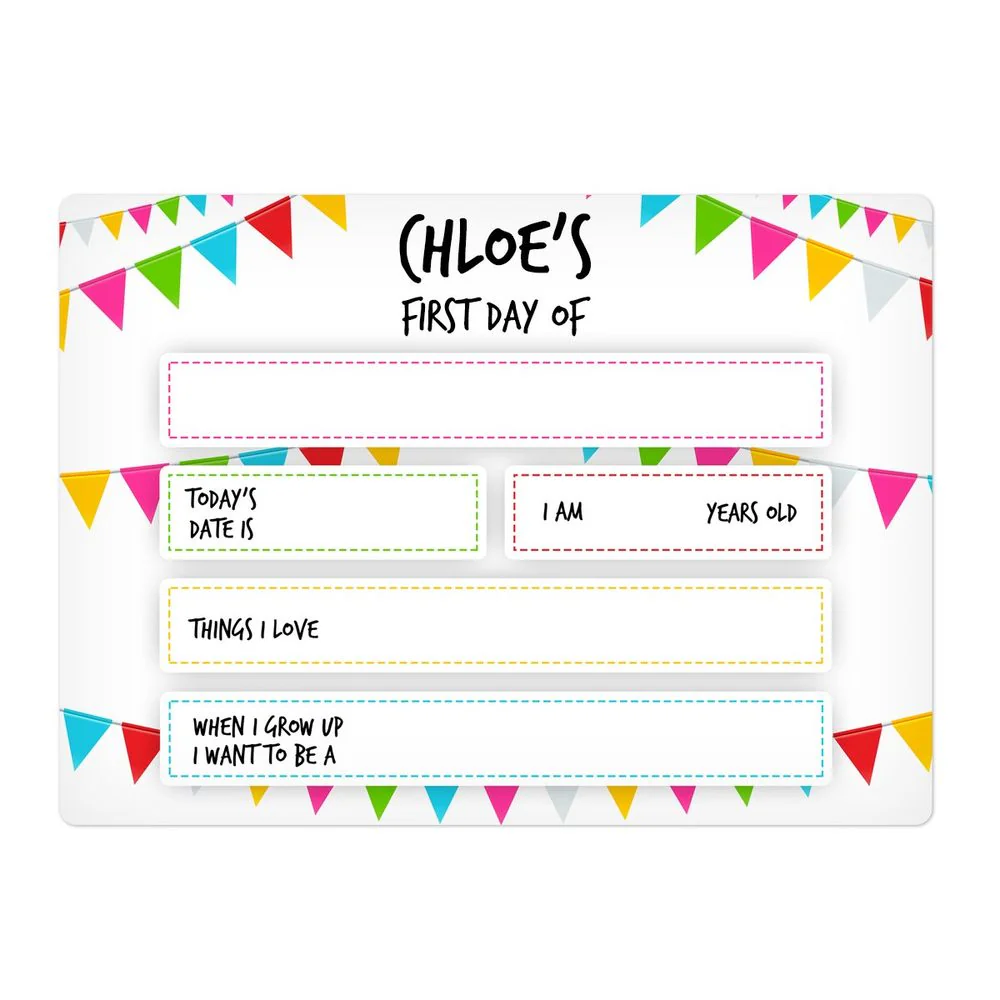 Small White Bunting First Day Sign